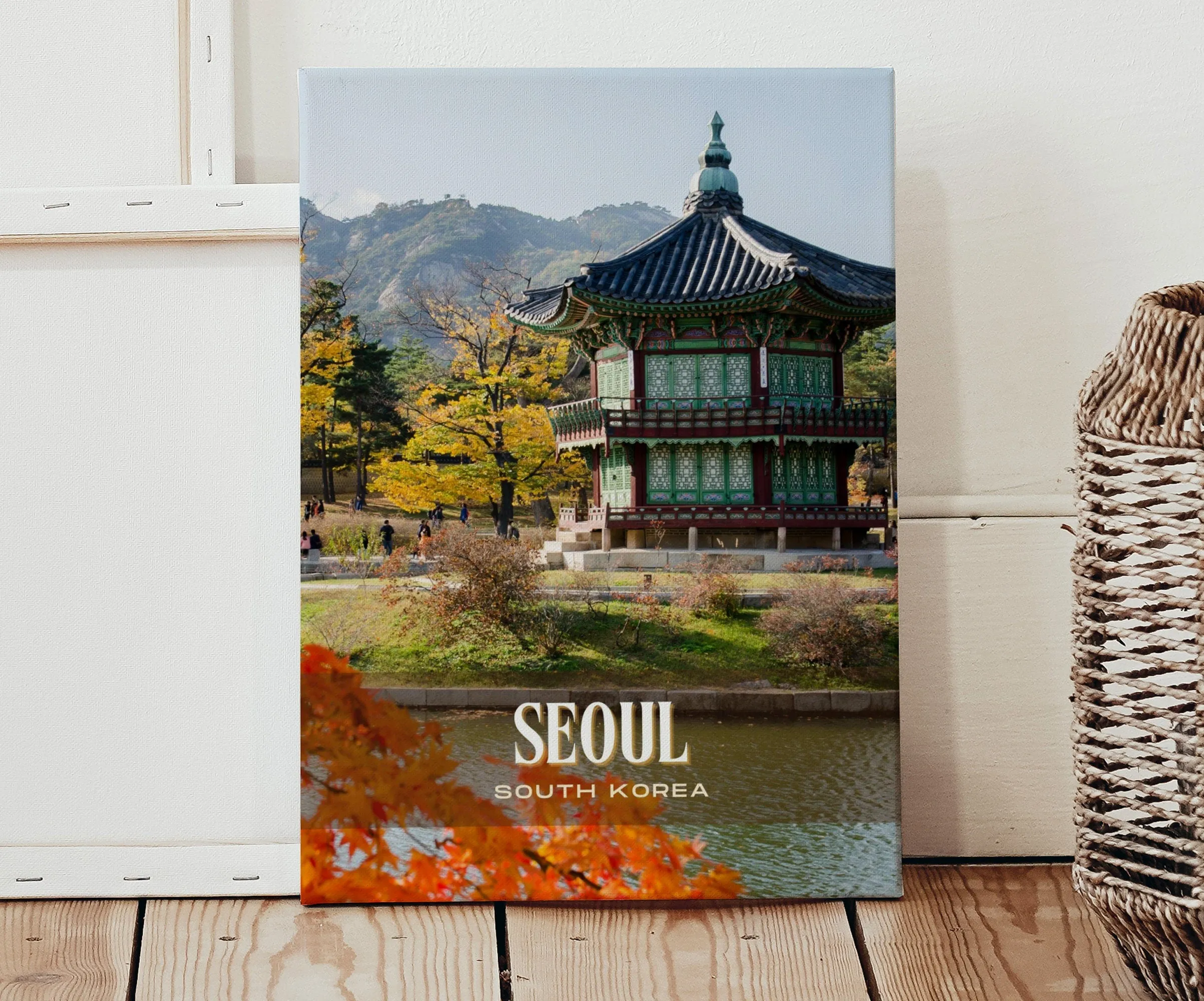 Seoul Retro Wall Art, South Korea
