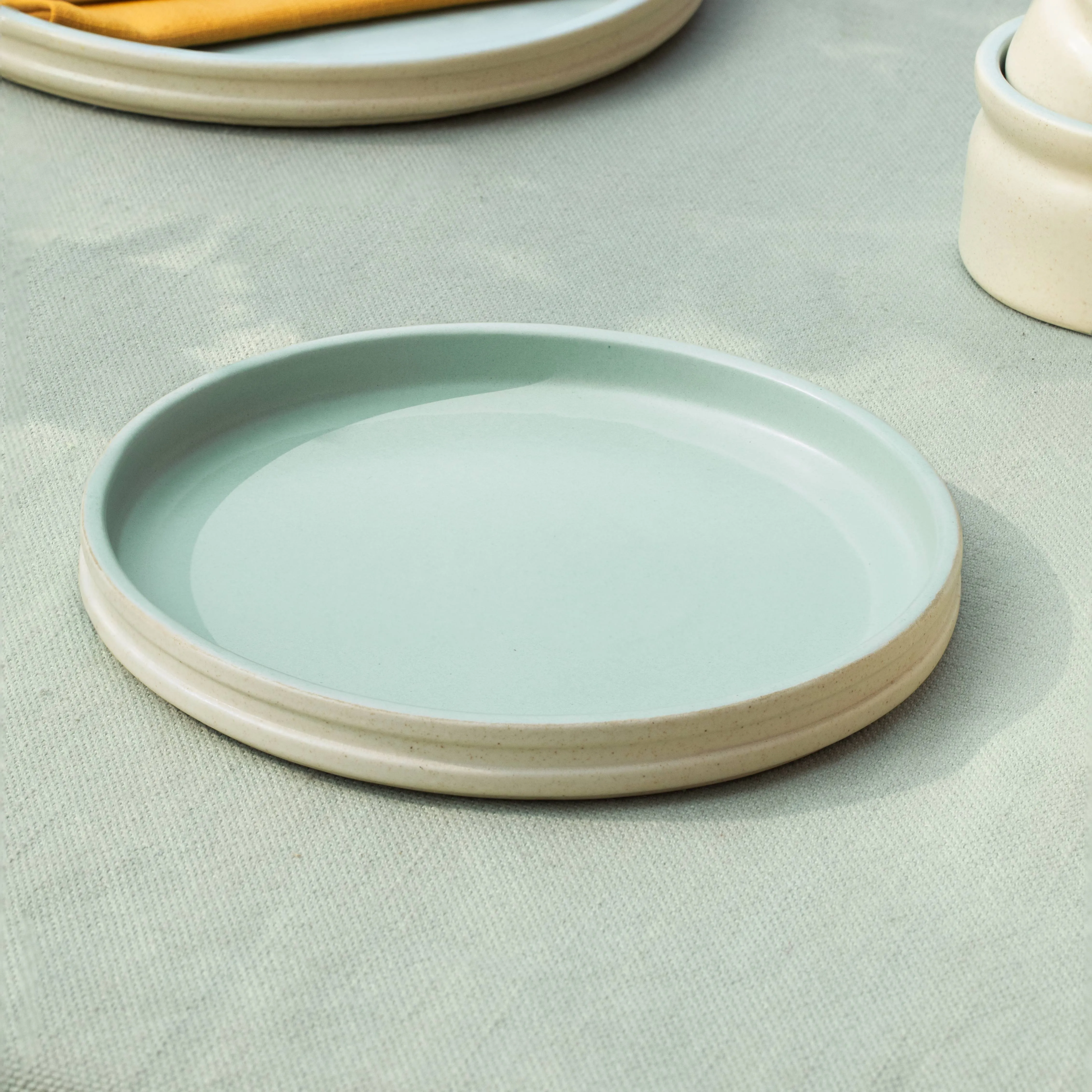 Serene Sky Ceramic Side Plate