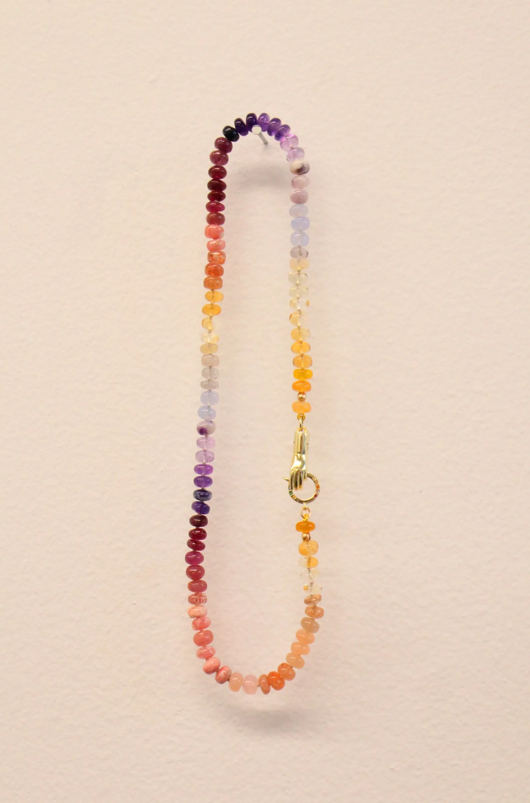 Serene Sunset Ombré- gemstone necklace