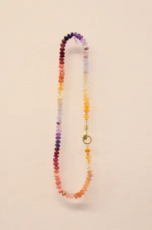 Serene Sunset Ombré- gemstone necklace