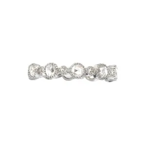 Sethi Couture 18K White Gold Cassie White Diamond Band