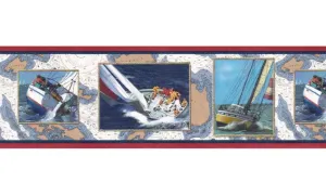 Ships B4022SC Wallpaper Border