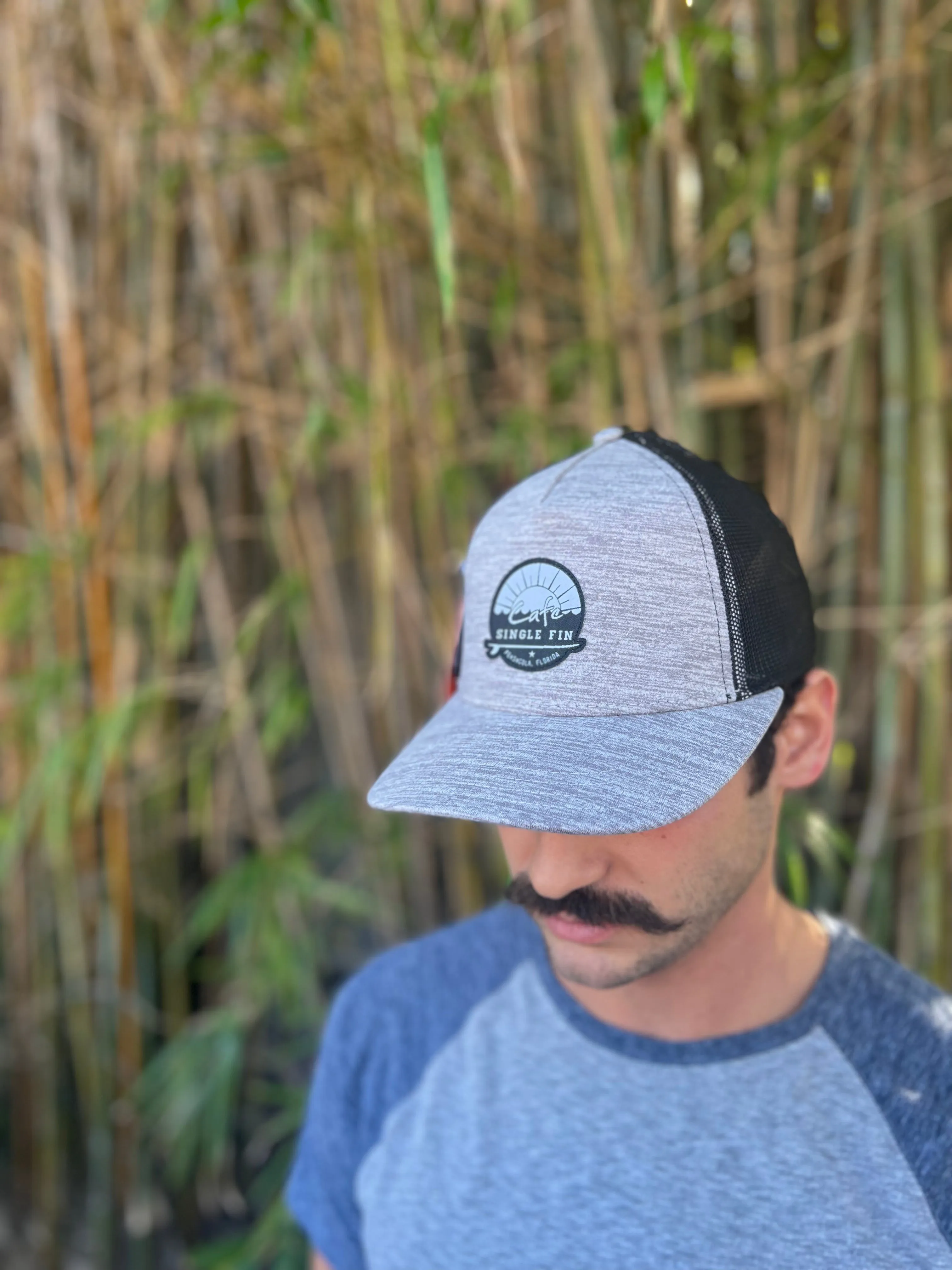 Single Fin Cafe Logo Hats