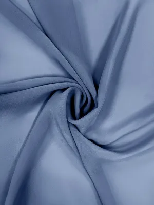 Slate Blue Chiffon Fabric By The 1/2 Yard