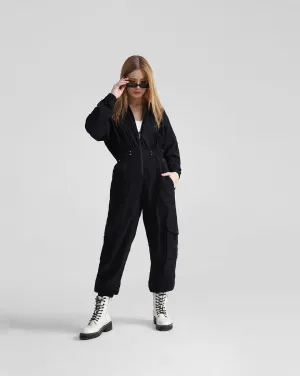 Sleek Cargo Zip Jumpsuit