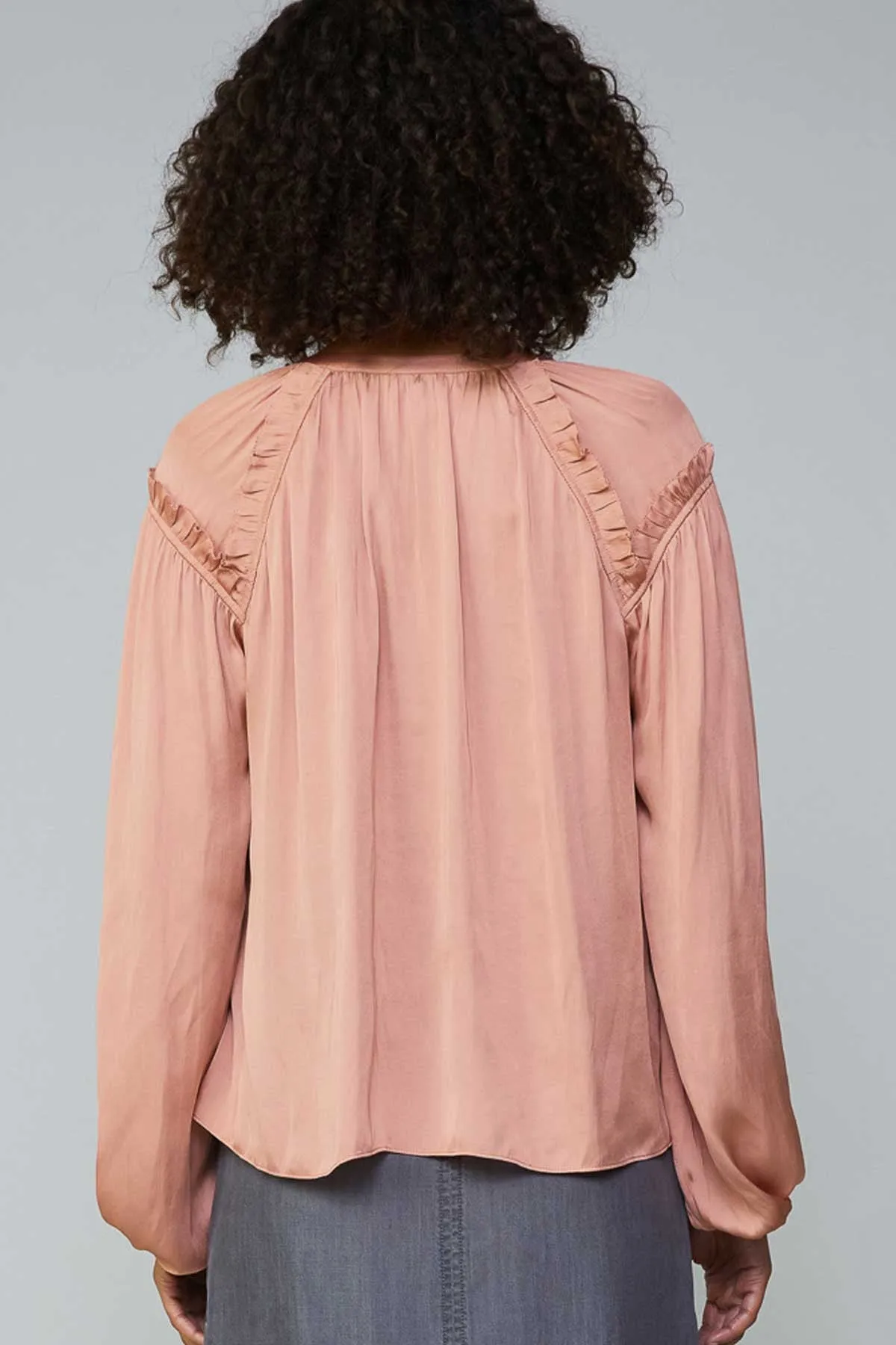 Soft Cascade Tie Top