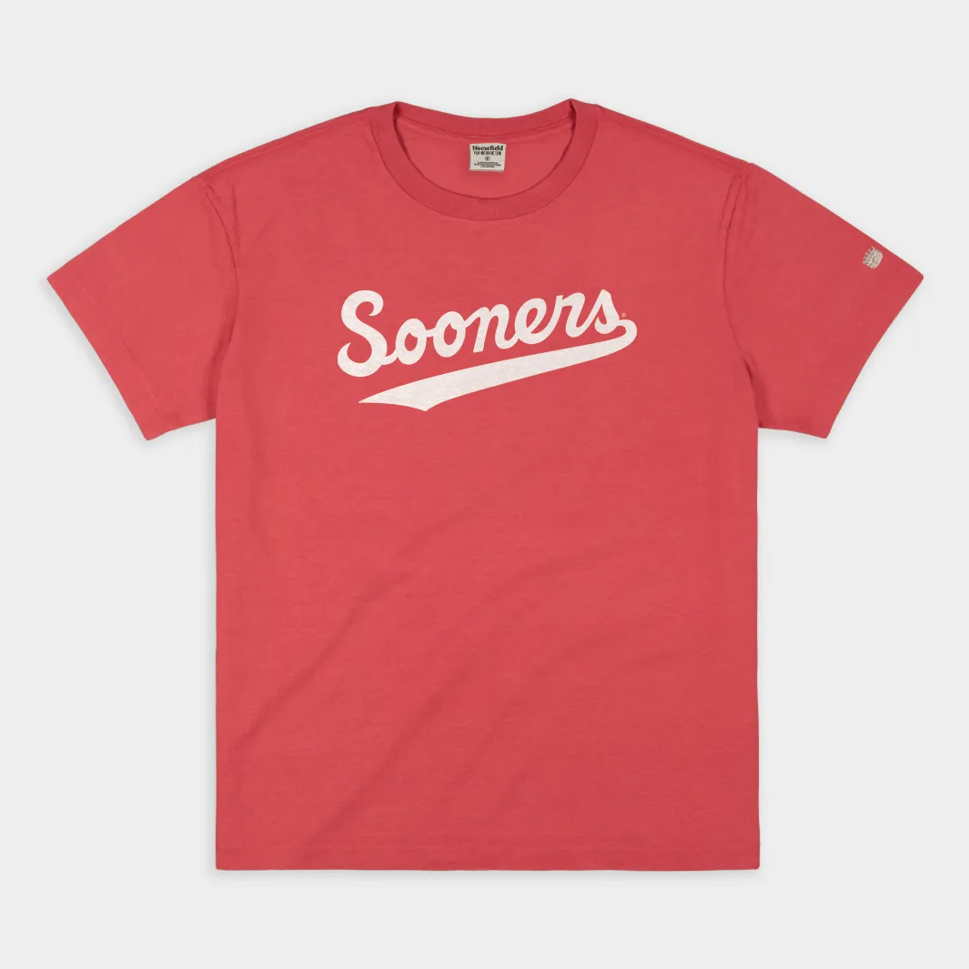 Sooners Script Vintage Heavyweight Tee