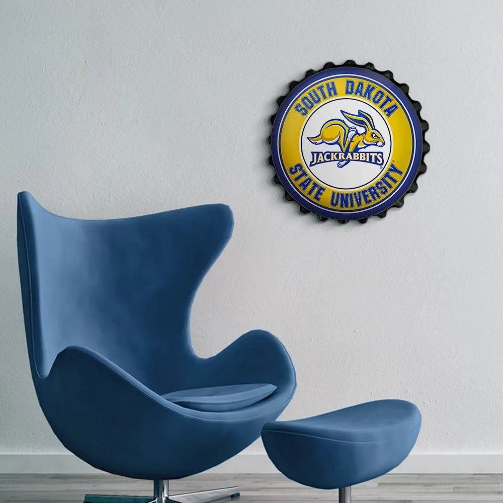 South Dakota State Jackrabbits: Bottle Cap Wall Sign