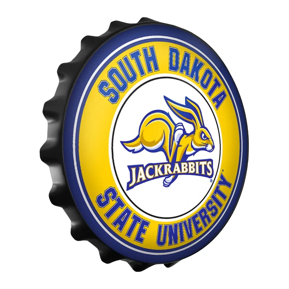 South Dakota State Jackrabbits: Bottle Cap Wall Sign