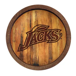 South Dakota State Jackrabbits: Branded "Faux" Barrel Top Sign