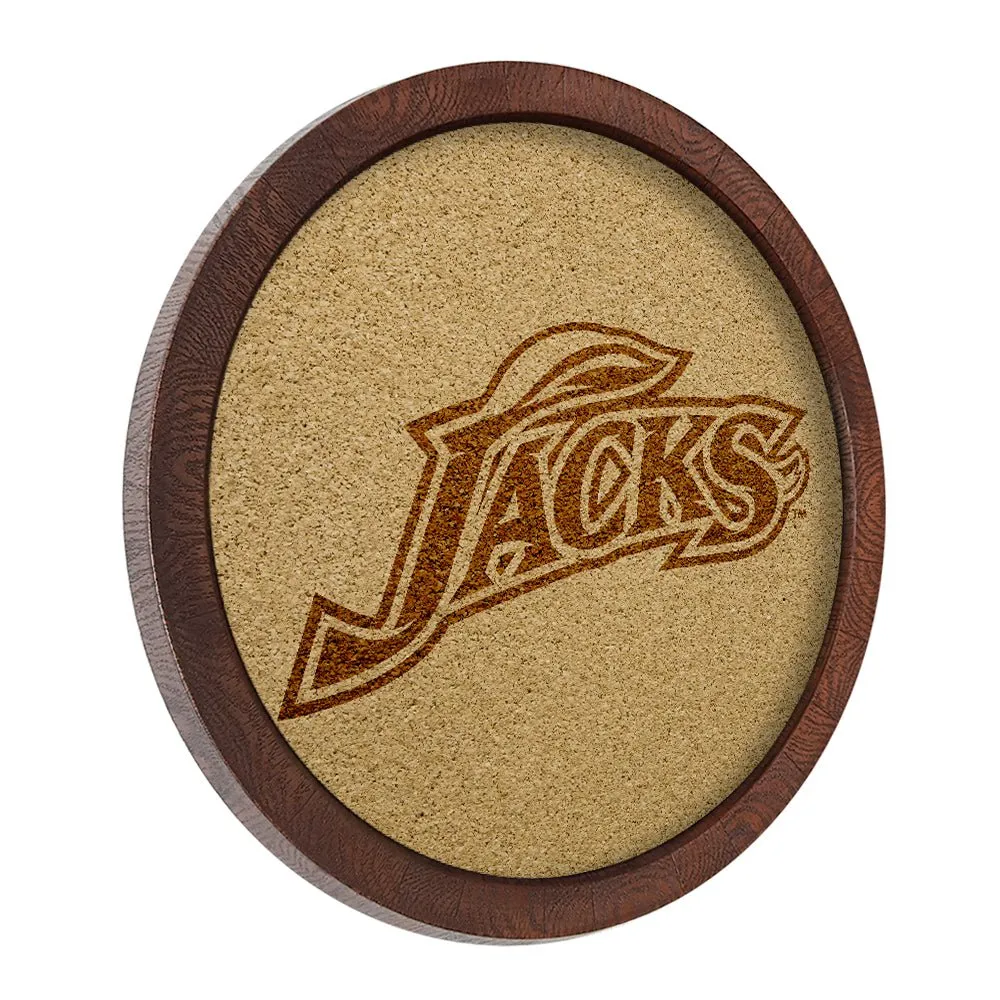 South Dakota State Jackrabbits: Jacks - Barrel Top Cork Note Board