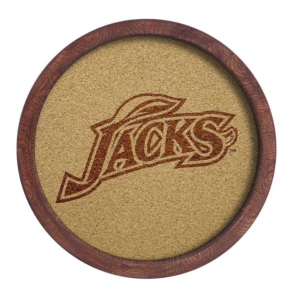 South Dakota State Jackrabbits: Jacks - Barrel Top Cork Note Board