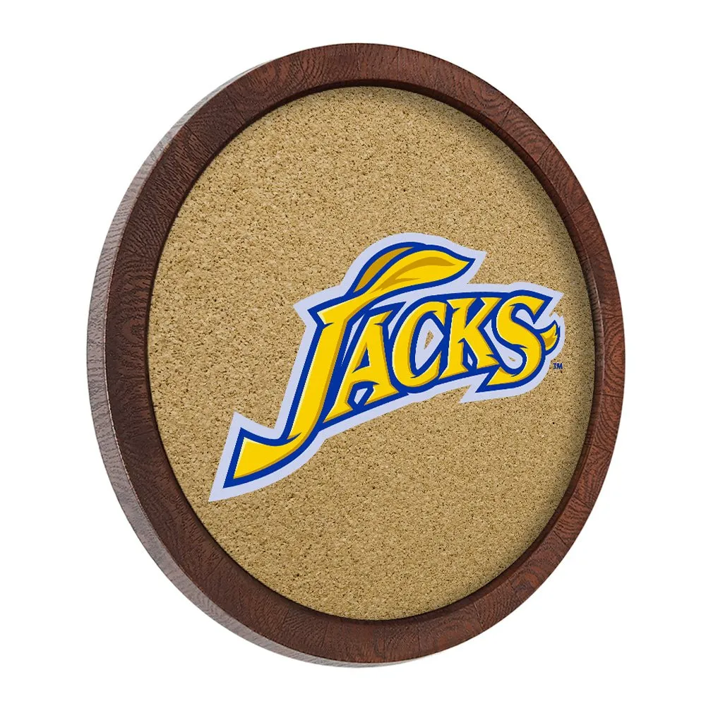 South Dakota State Jackrabbits: Jacks - Barrel Top Cork Note Board