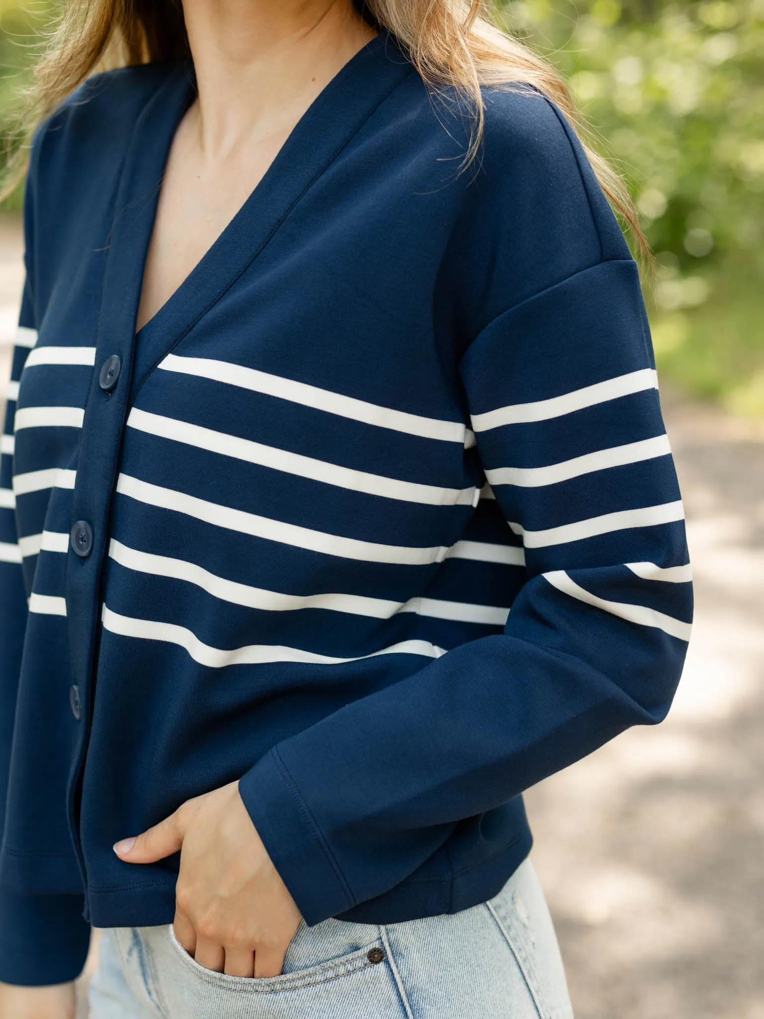 SPANX Air Essentials Stripe Cardigan