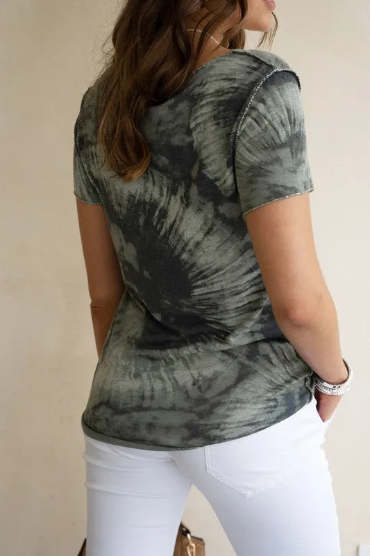 Splash Tie Dye Short Sleeve Tee