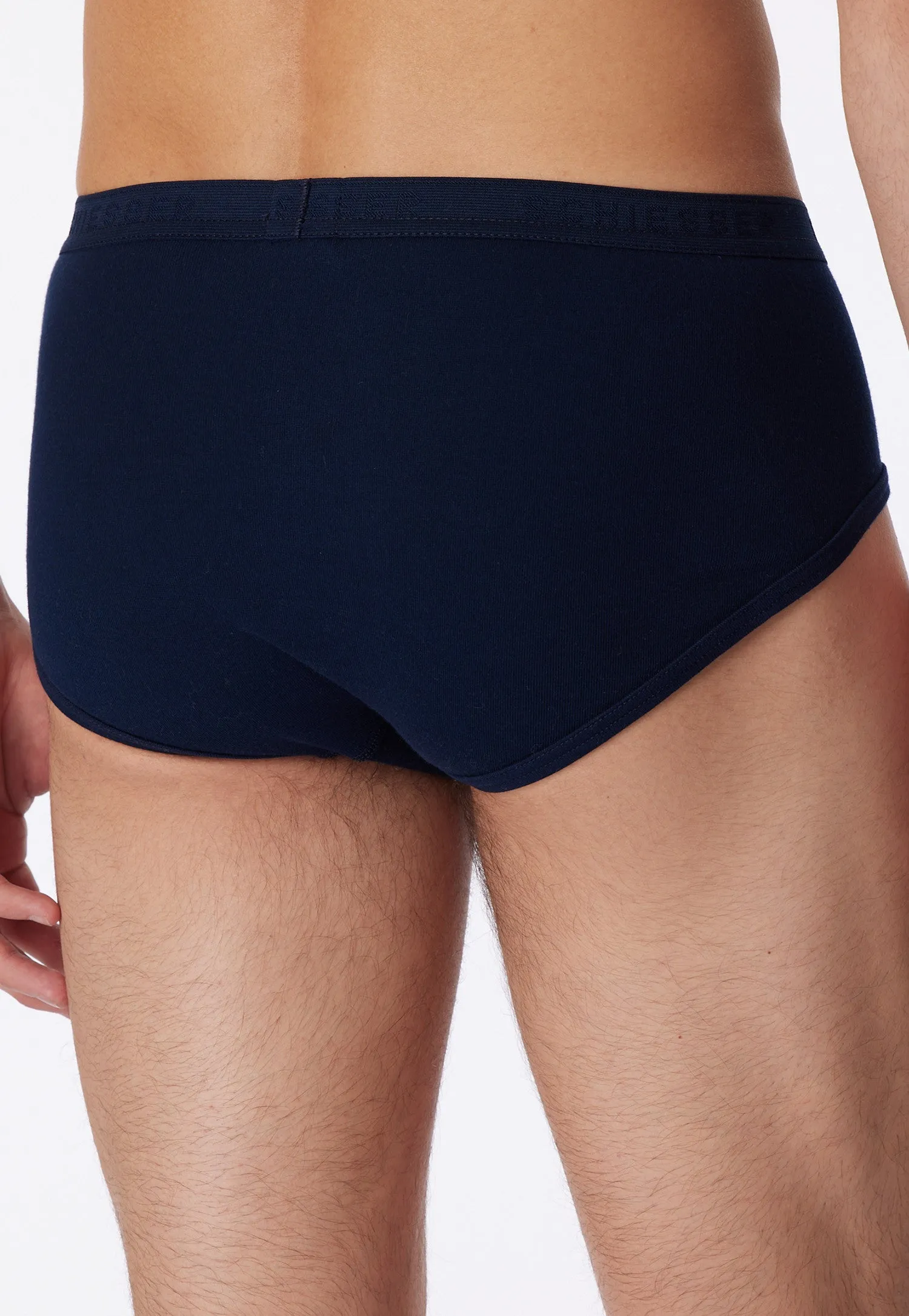 Sport Briefs with Fly in Navy