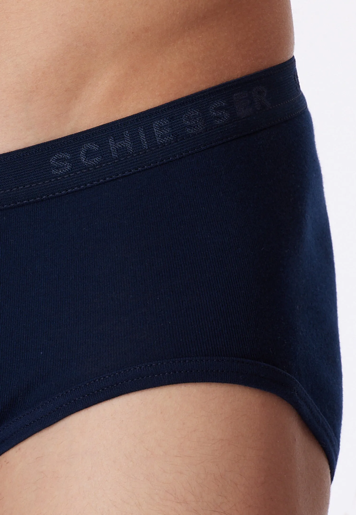 Sport Briefs with Fly in Navy