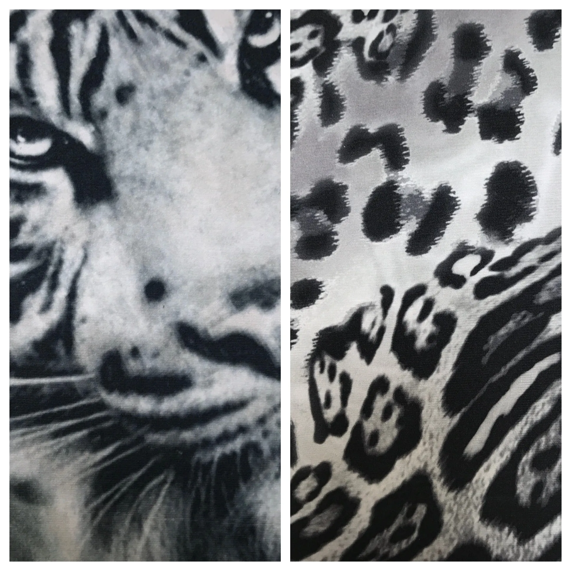 SPORTS BRA CRISSCROSS WHITE TIGER/DNOW LEOPARD