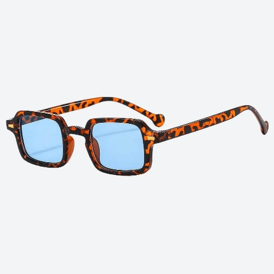 Square Plastic Lens Retro Sunglasses