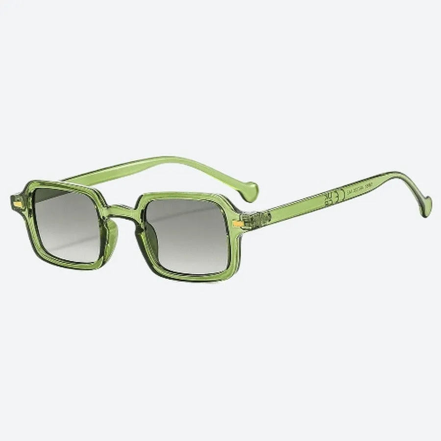 Square Plastic Lens Retro Sunglasses