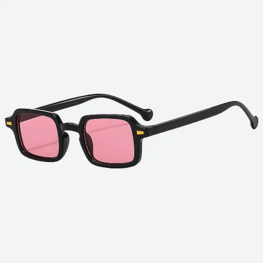 Square Plastic Lens Retro Sunglasses