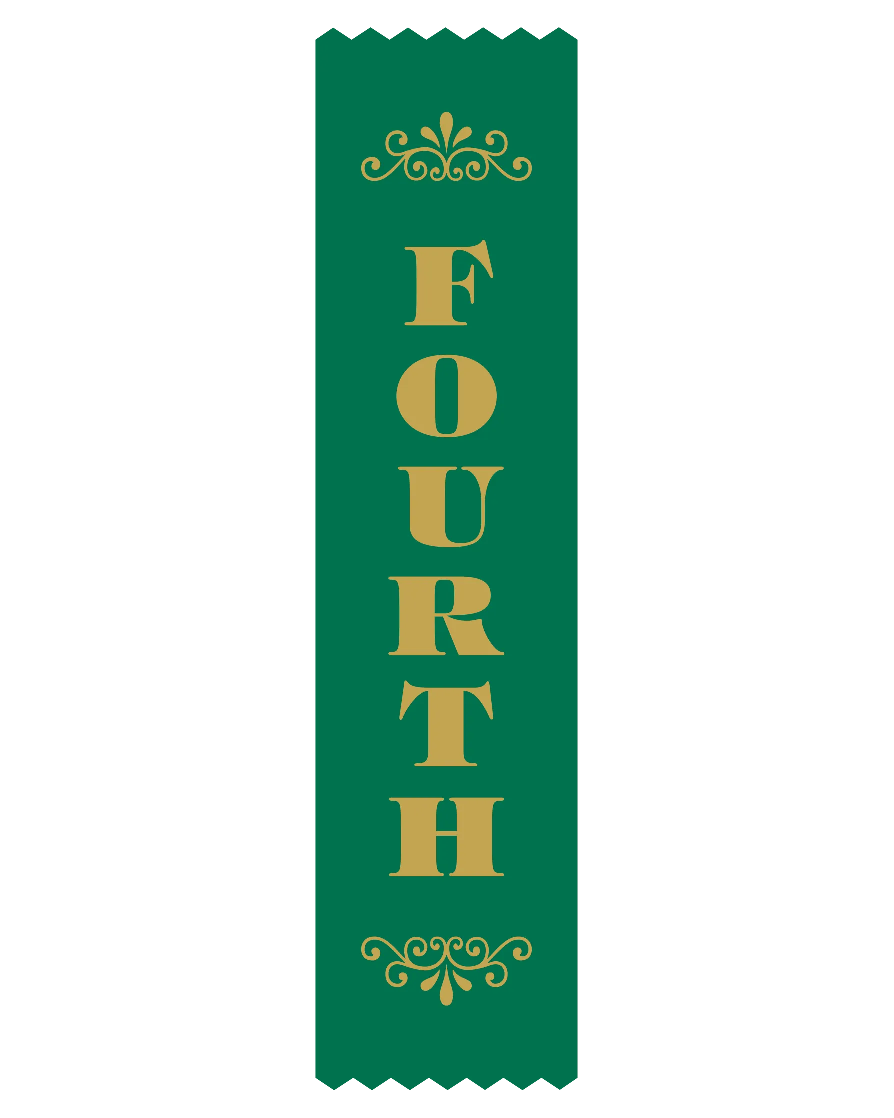 SR11 4th Place Satin Ribbon