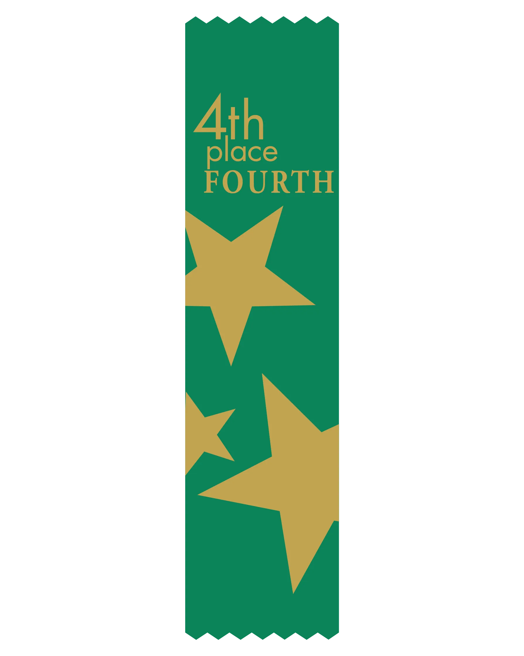 SR57 4th Place Satin Ribbon
