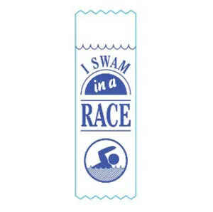 SR58 I Swam in A Race Vinyl Ribbon