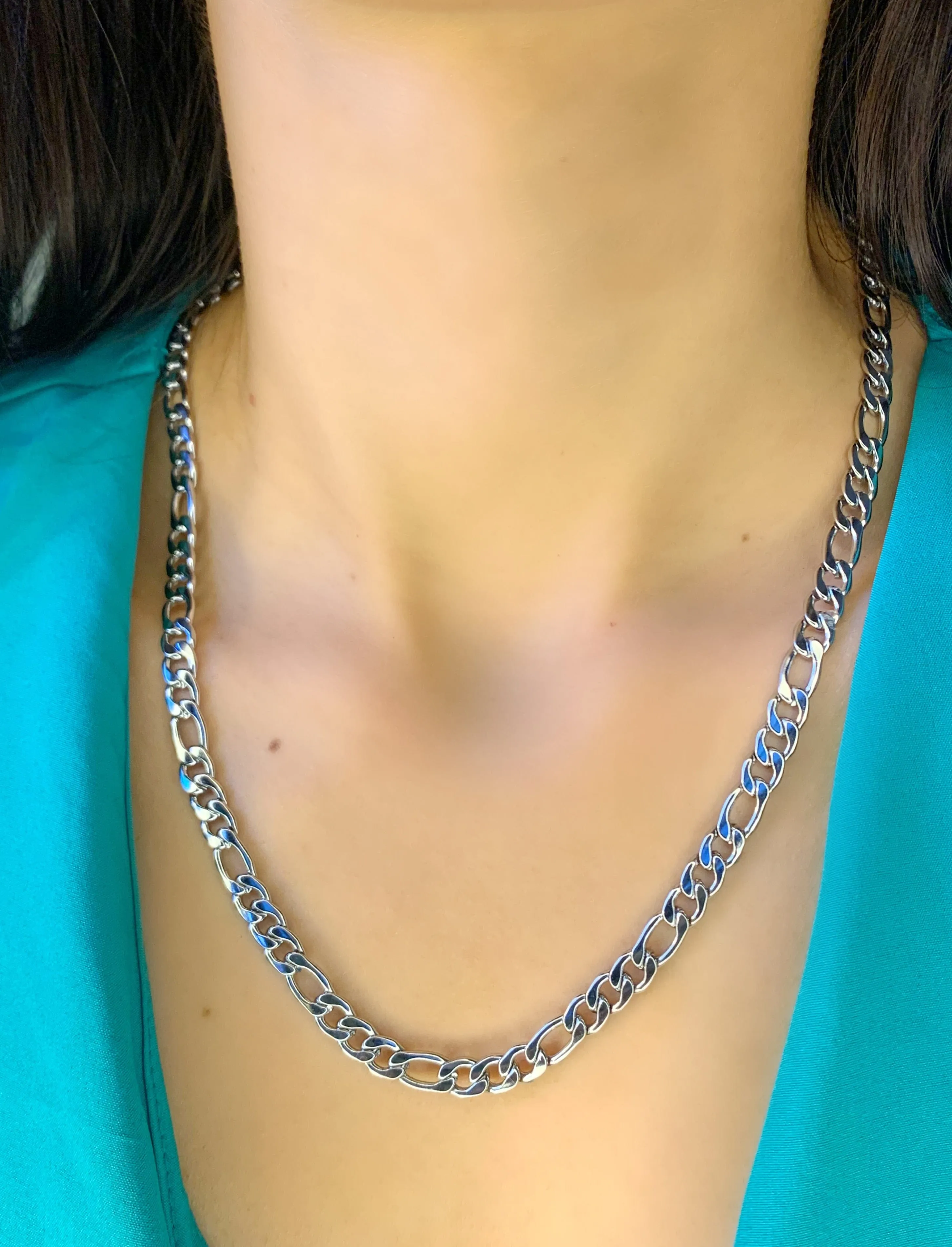Stainless Steel Figaro Chain