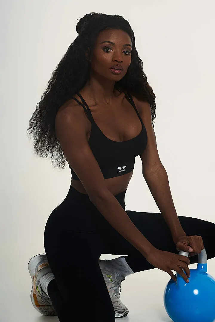 STAY STRONG LYRA BROWN SPORT BRA