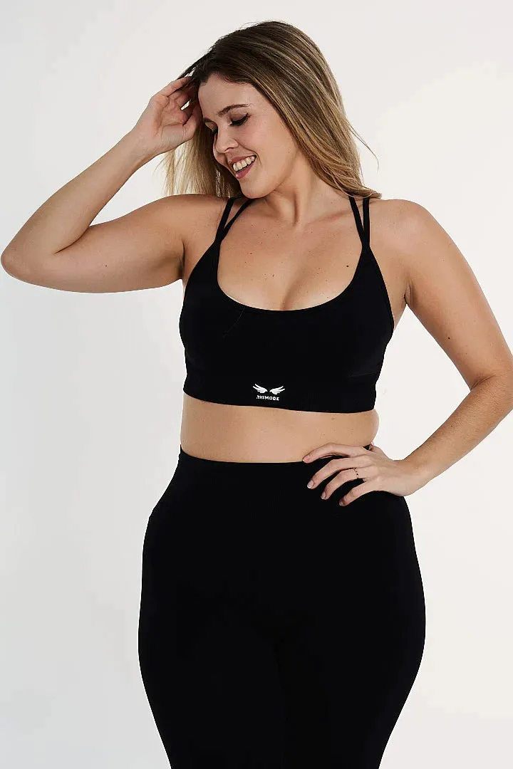 STAY STRONG LYRA BROWN SPORT BRA