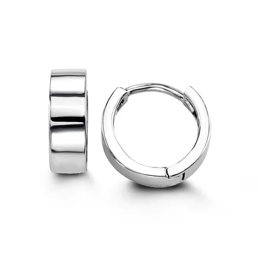 Sterling Silver (11mm) Small Huggie Hoop Earrings