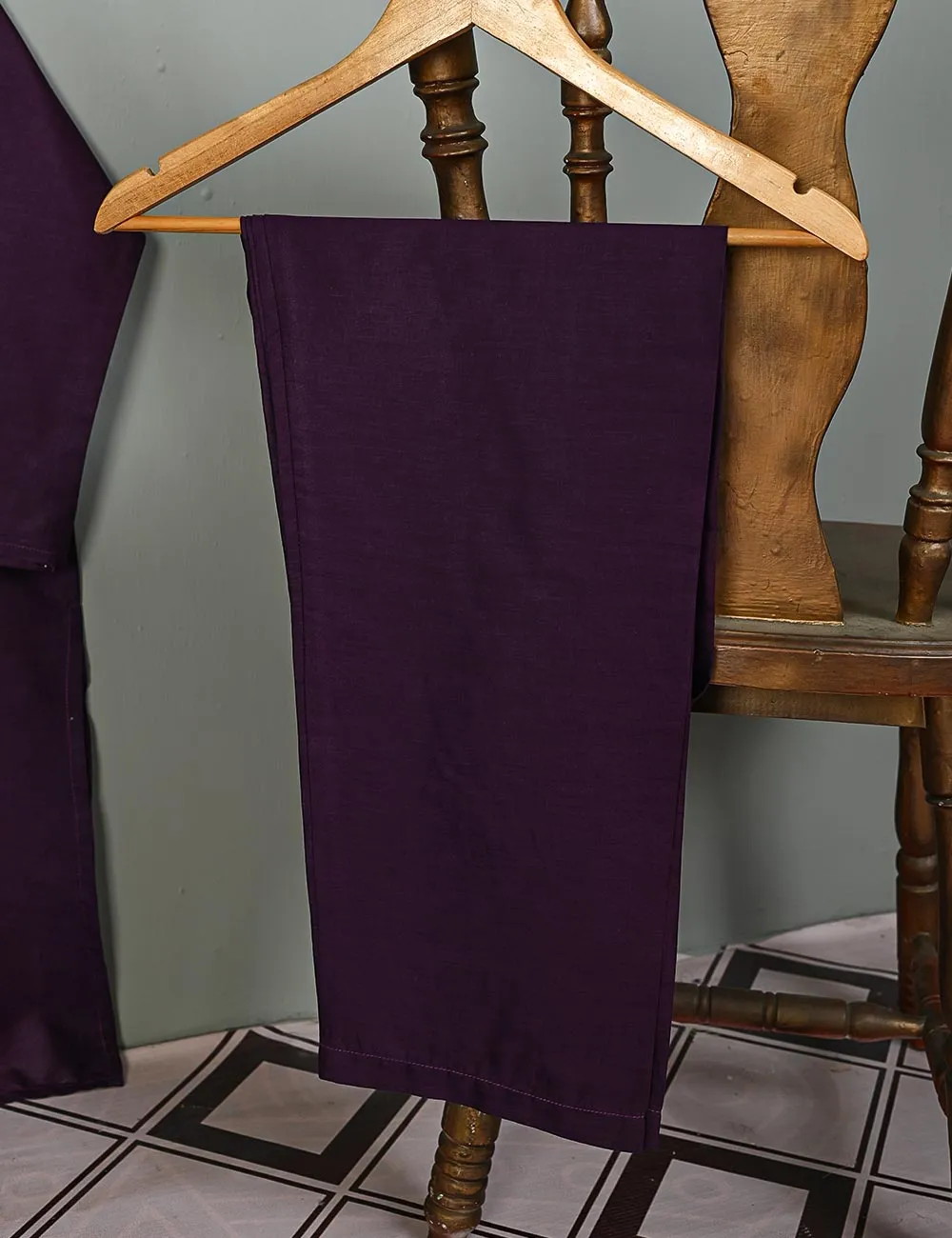 STP-005G-Purple - 2Pc Cotton Stitched