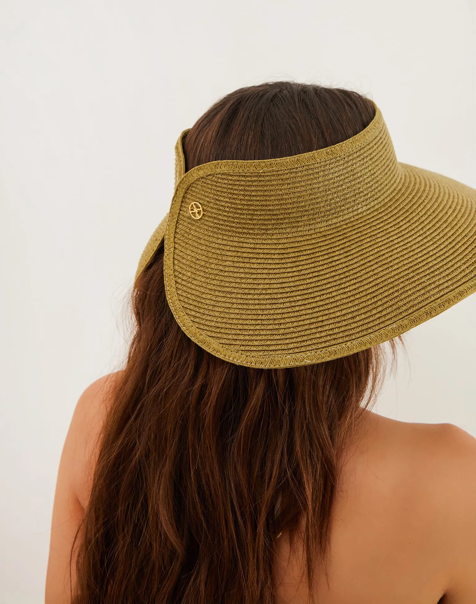 Straw Visor - Green