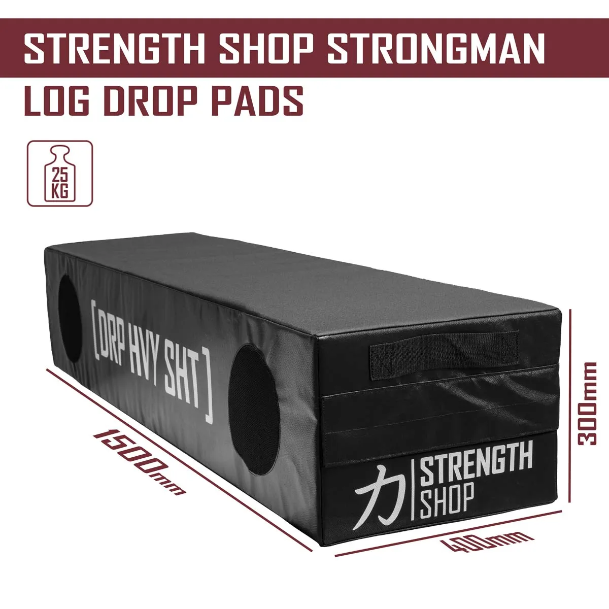 Strongman Log Drop Pads, Pair