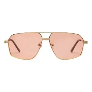 Sunglasses- Bliss - Gold/Amber Lens