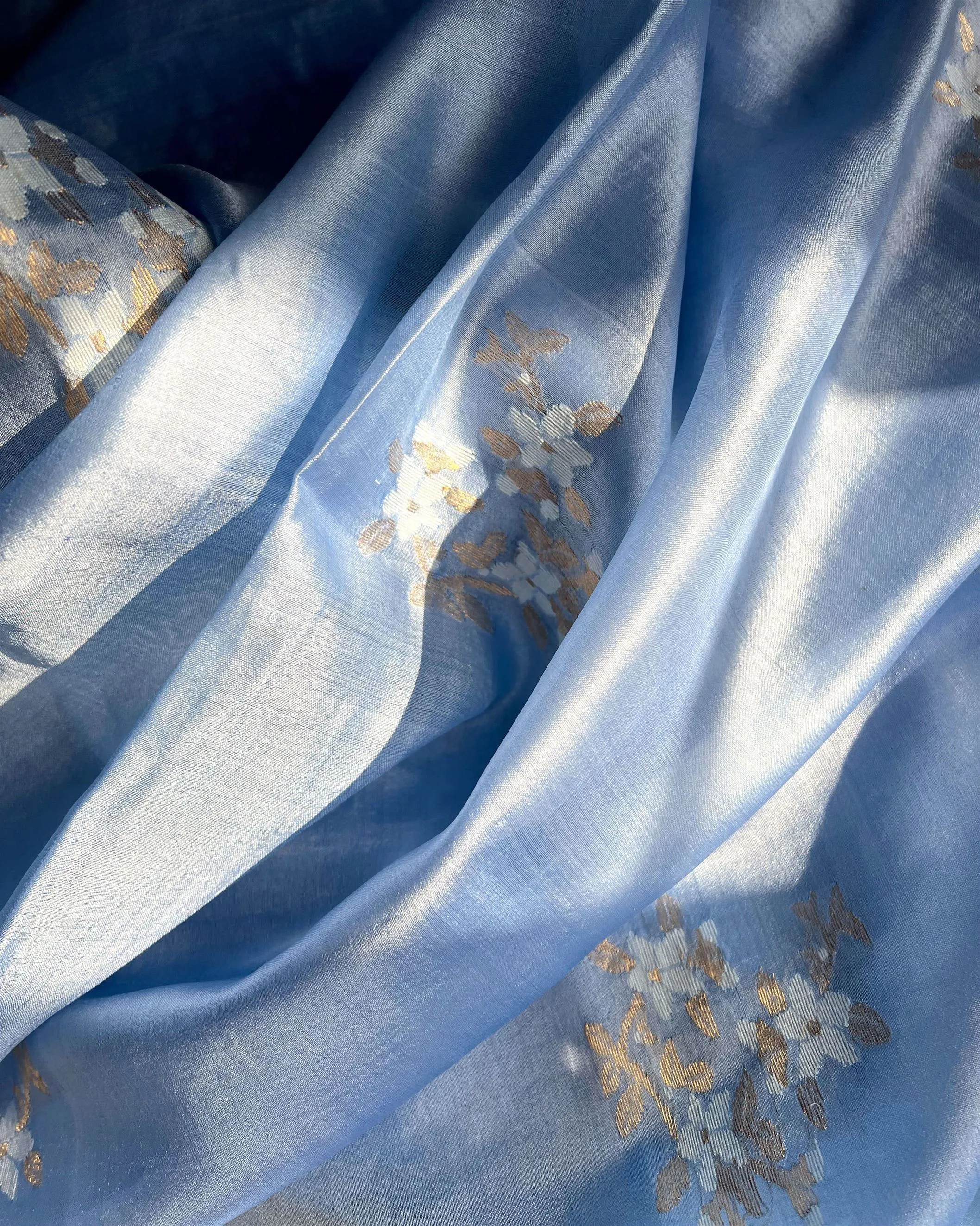 Suparna Som paaro sari 48 inch width by 5.5 meter length Yellow silk - delivery Time 8 weeks Festive 24 LOOK-15