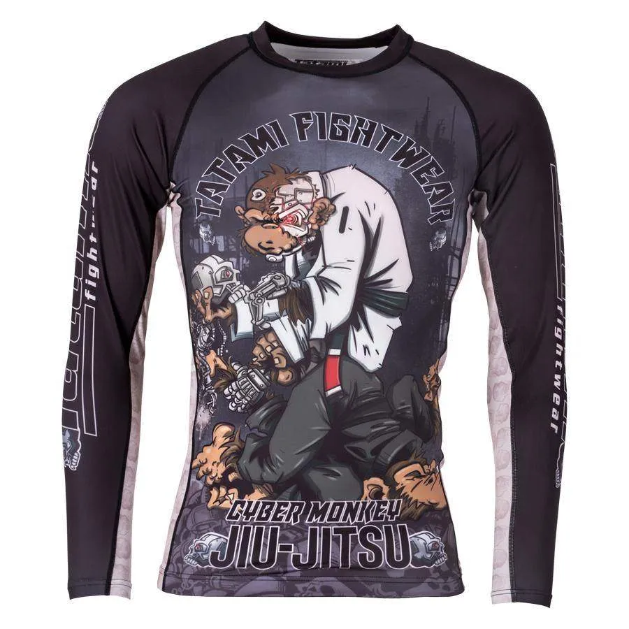 Tatami® Cyber Thinker Monkey Rash Guard