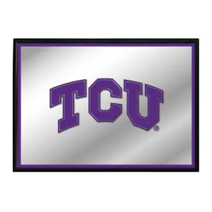 TCU Horned Frogs: Framed Mirrored Wall Sign