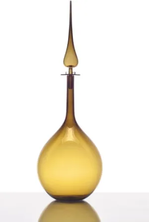 Tear Drop Large Decanter, Topaz - Joe Cariati