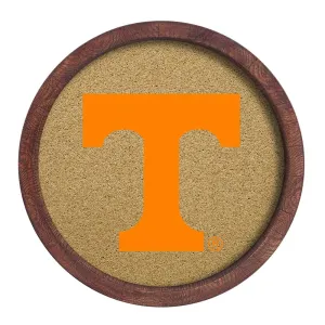 Tennessee Volunteers: "Faux" Barrel Framed Cork Board