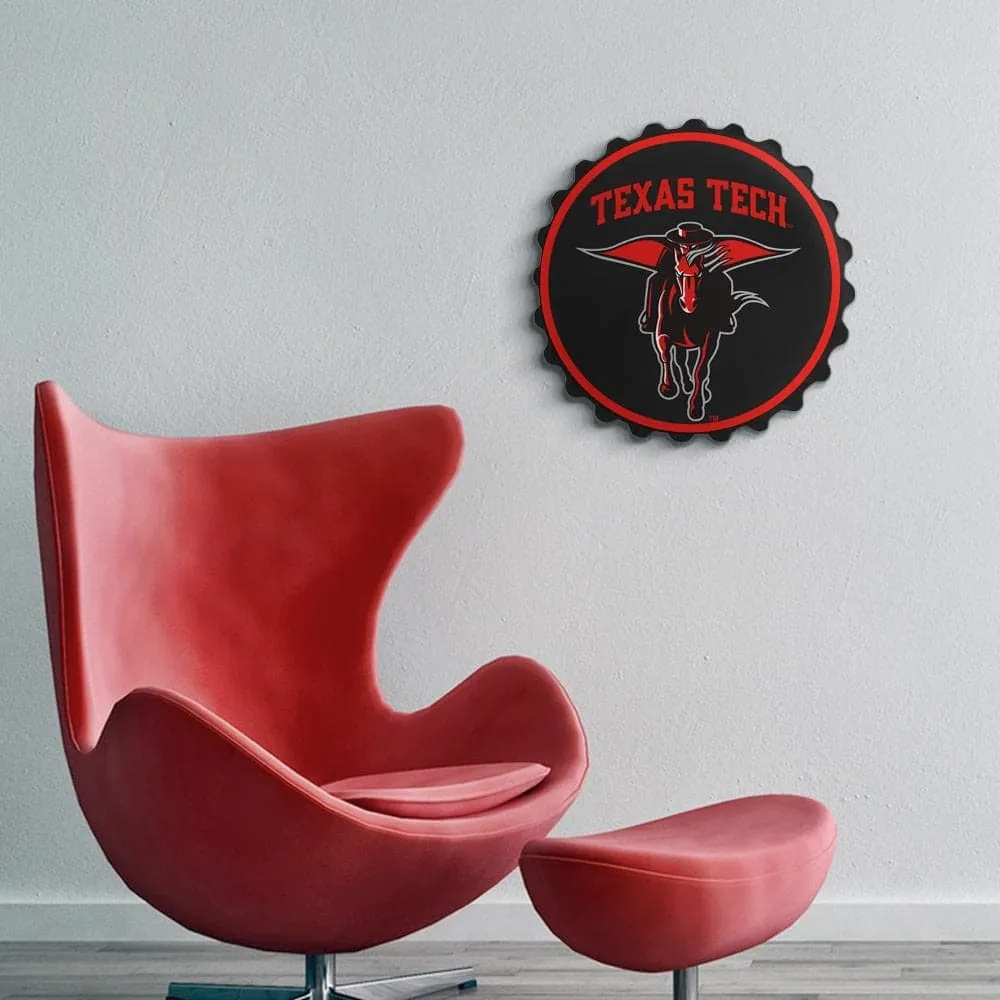 Texas Tech Red Raiders: Masked Rider - Bottle Cap Wall Sign