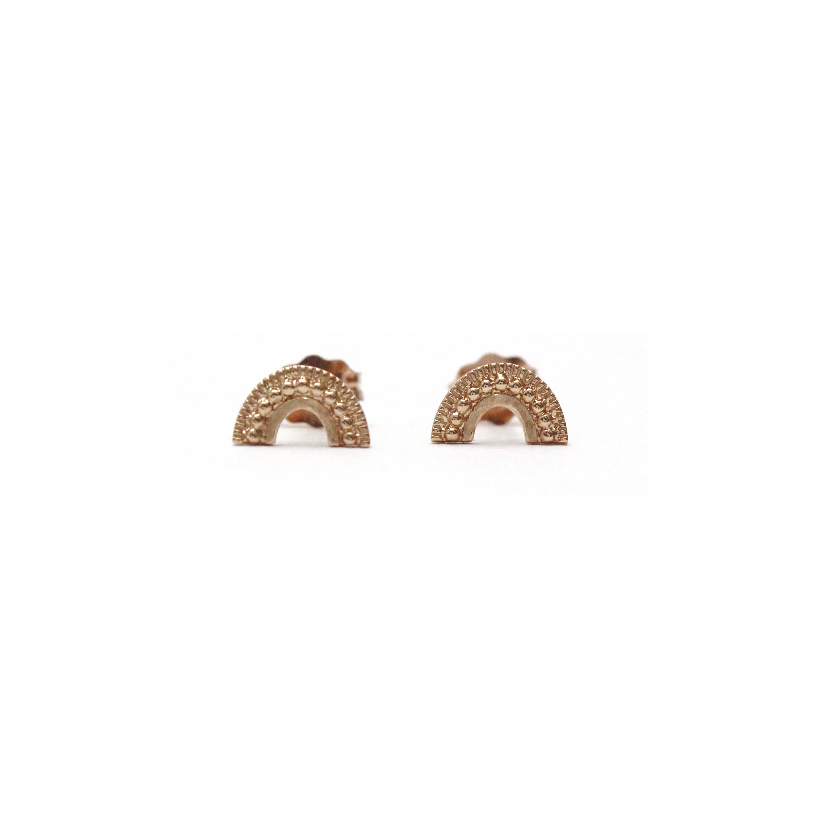 Textured Arc Earrings