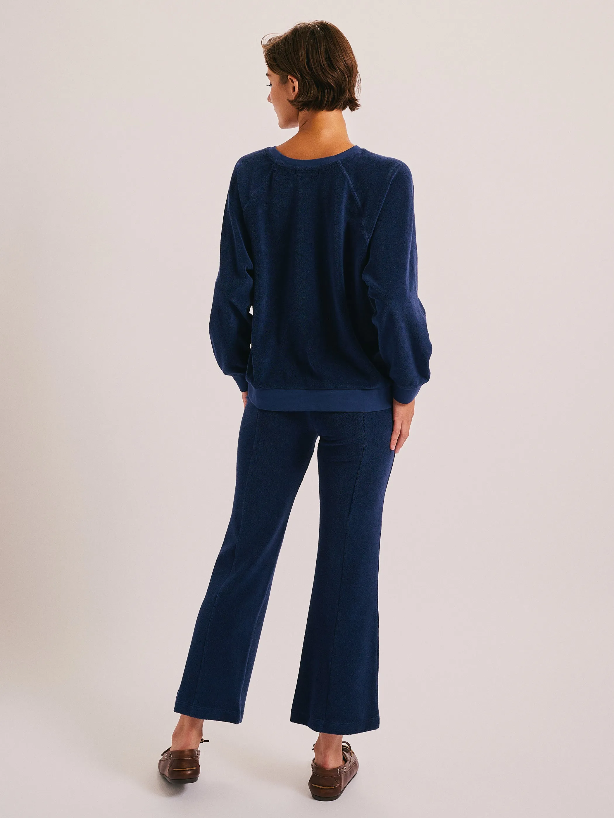 The Fili Kick Flare Pants in Terry