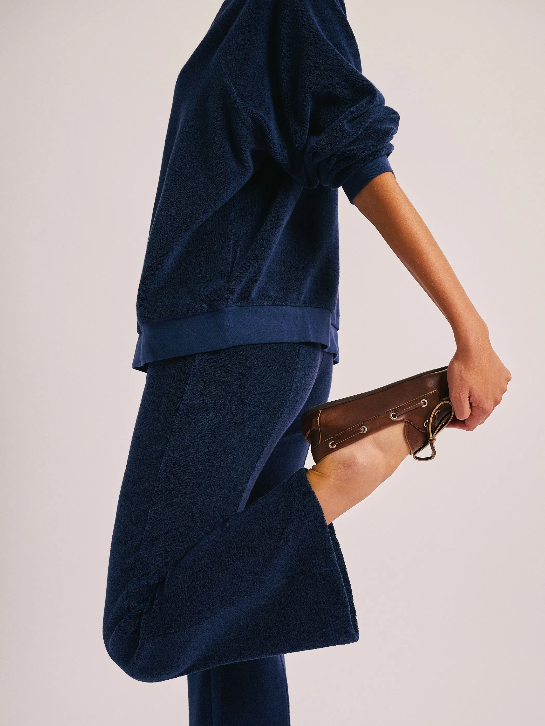 The Fili Kick Flare Pants in Terry