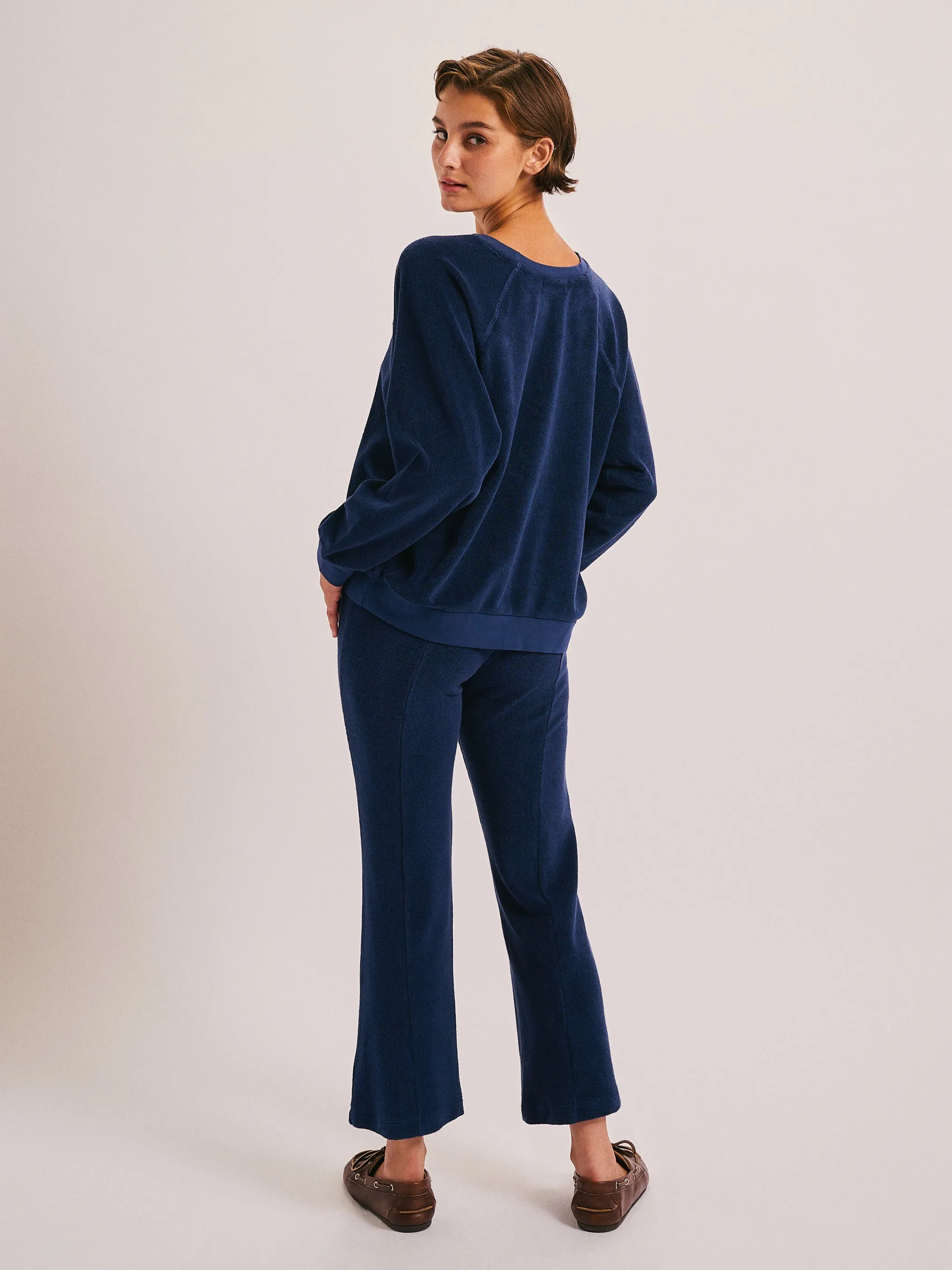 The Fili Kick Flare Pants in Terry