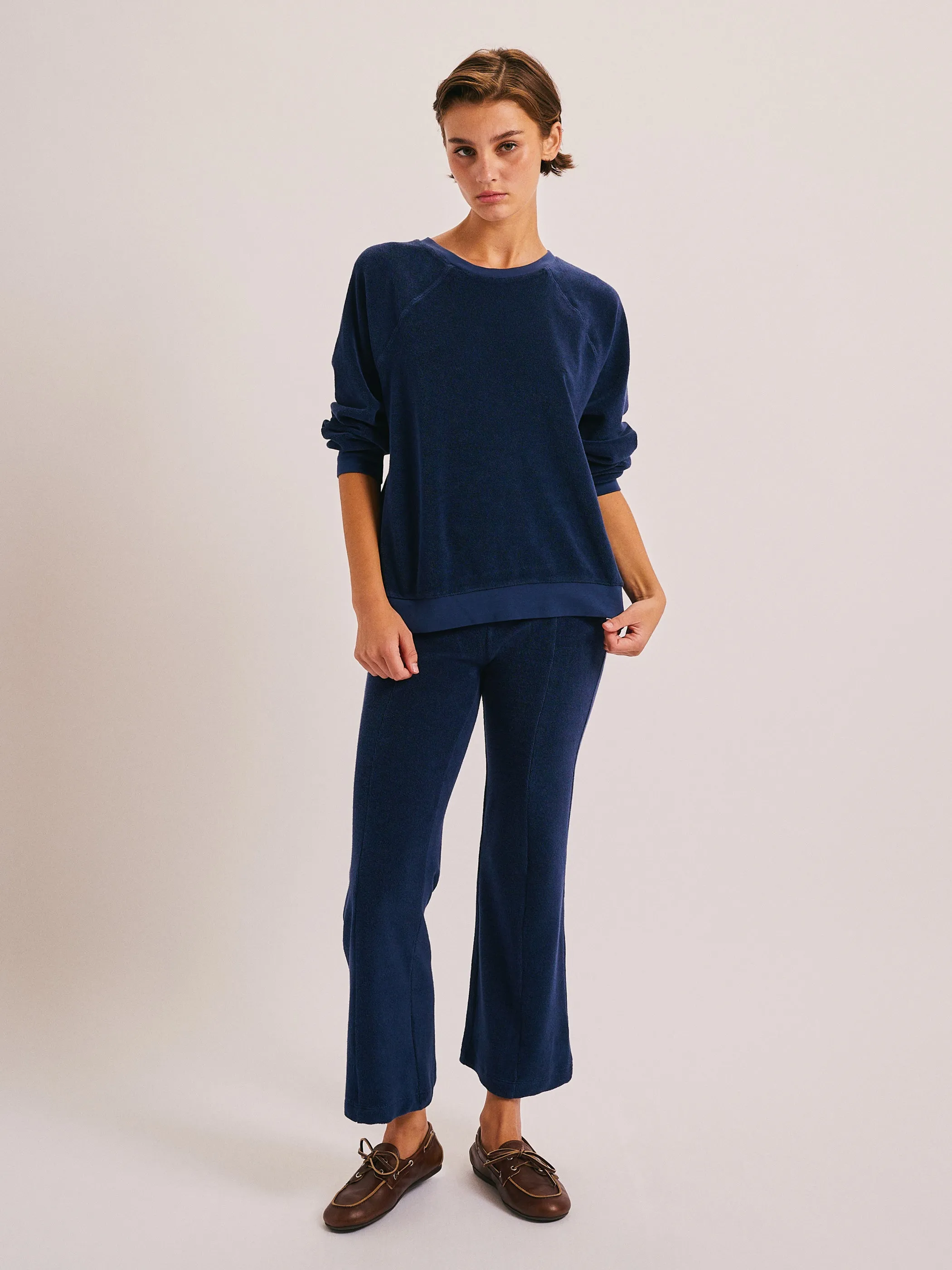 The Fili Kick Flare Pants in Terry