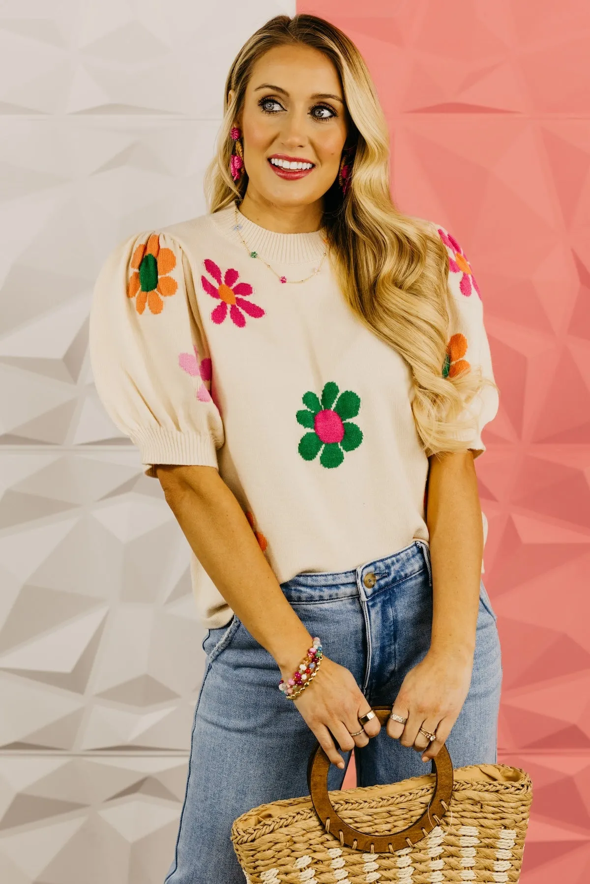 The Juliana Floral Sweater