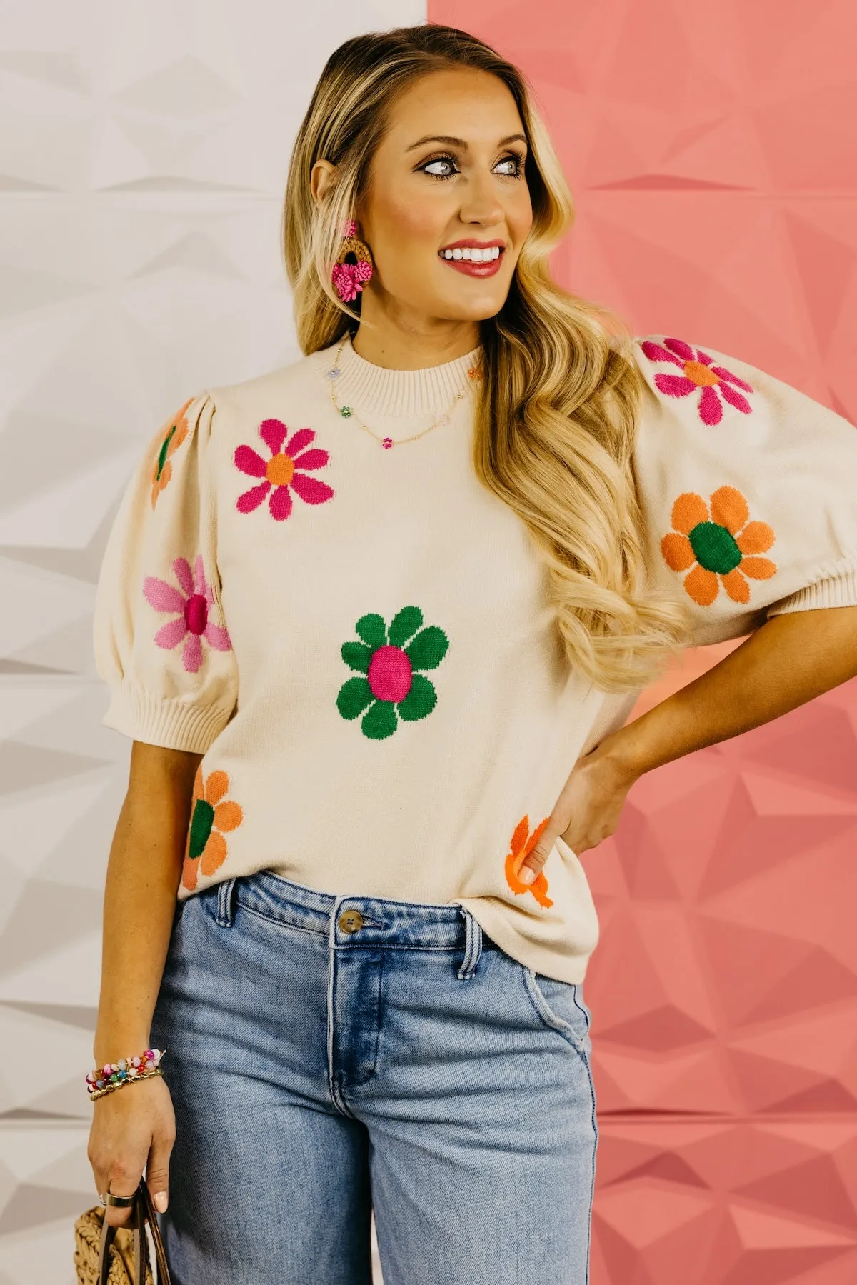 The Juliana Floral Sweater