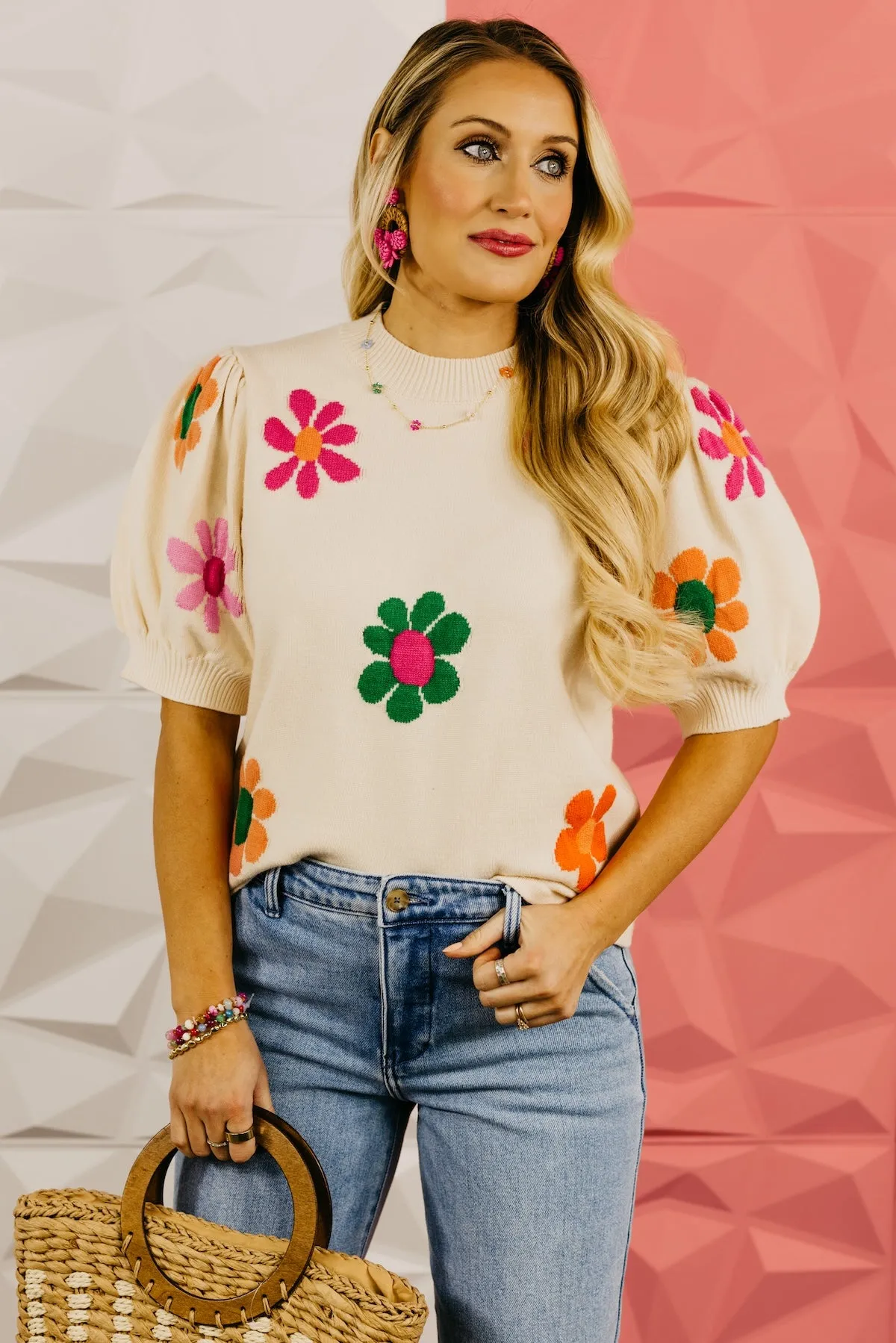 The Juliana Floral Sweater
